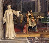Isabella Canvas Paintings - Isabella and Angelo, Measure for Measure